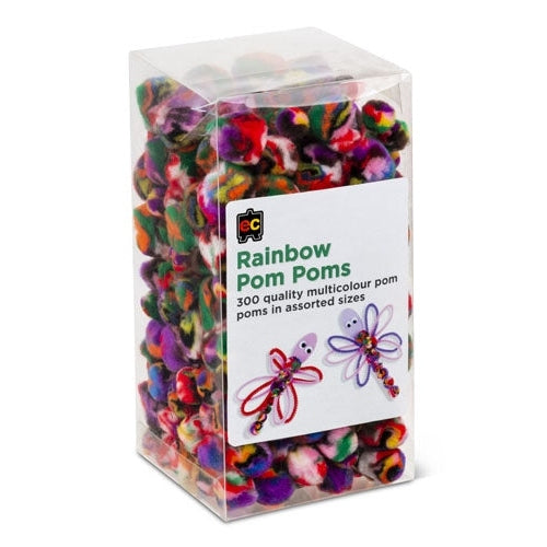 Rainbow Pom Poms EdColours Rata and Roo