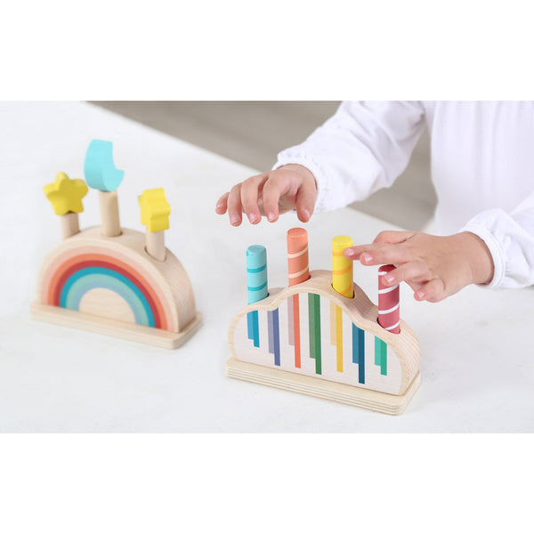 Rainbow Pop Up Toy Kaper Kidz Rata and Roo