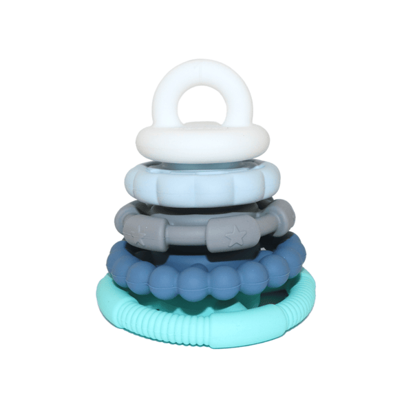 Rainbow Stacker and Teether Toy Jellystone Designs Rata and Roo