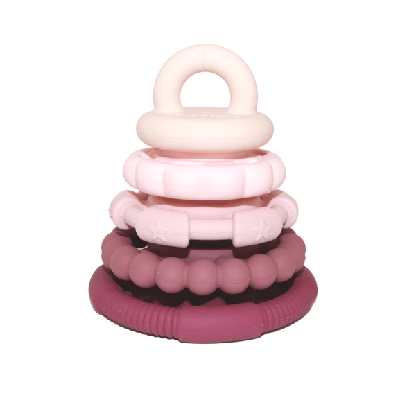 Rainbow Stacker and Teether Toy Jellystone Designs Rata and Roo