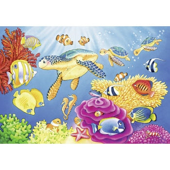 Ravensburger - Colourful Underwater World Puzzle 2 x 24 Piece Ravensburger Rata and Roo