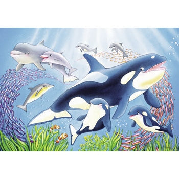 Ravensburger - Colourful Underwater World Puzzle 2 x 24 Piece Ravensburger Rata and Roo