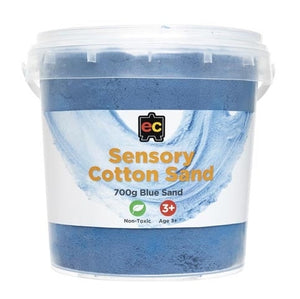 Sensory Cotton Sand - 700g Blue EdColours Rata and Roo