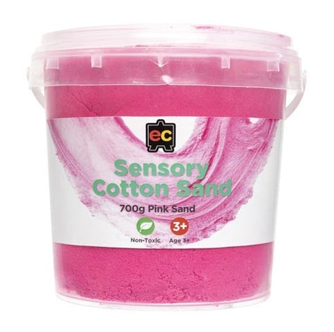 Sensory Cotton Sand - 700g Pink EdColours Rata and Roo