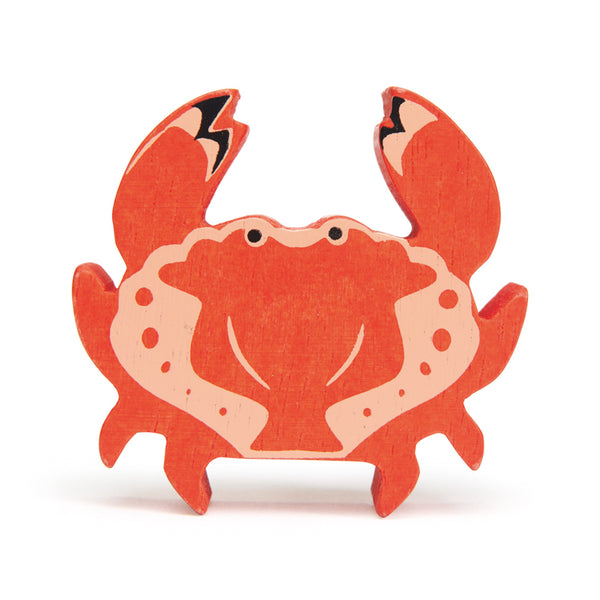 Wooden Coastal Animal - Crab
