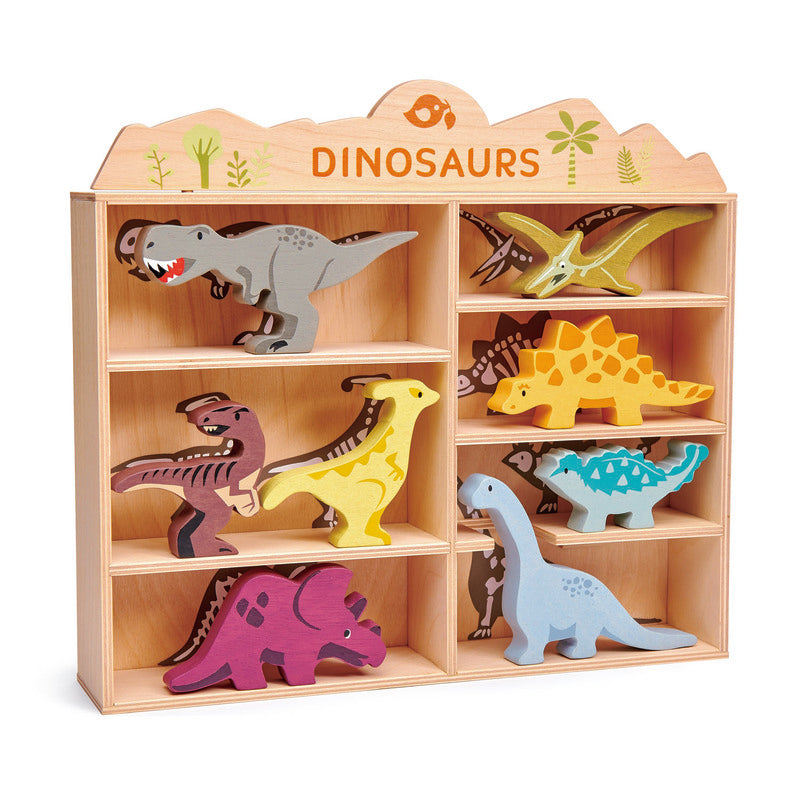 Wooden Dinosaur Gift Set