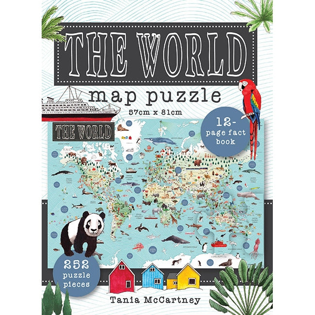 The World Map Puzzle Explore Rata and Roo