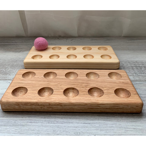 Wide Ten Frame Counting Board Rata & Roo Toys Rata and Roo