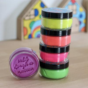 Wild Dough Co Playdough - Neon Wild Dough Co Rata and Roo