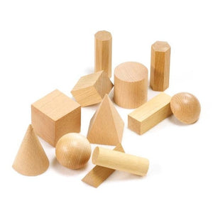 Wooden Geometric Solids Learning Can Be Fun Rata and Roo