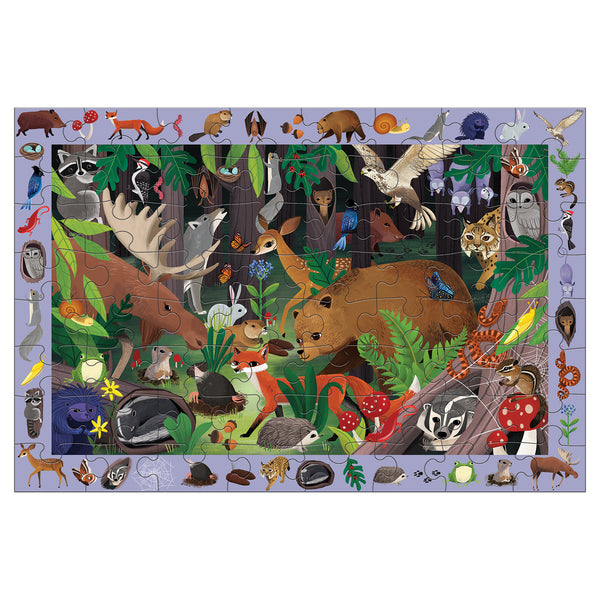 Woodland Forest - Search and Find Puzzle Mudpuppy Rata and Roo