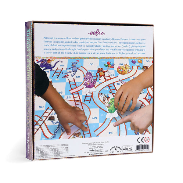 eeboo Board Game – Slips & Ladders eeBoo Rata and Roo