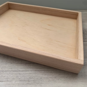 Wooden Storage Tray (to fit Rainbow Ball Run)