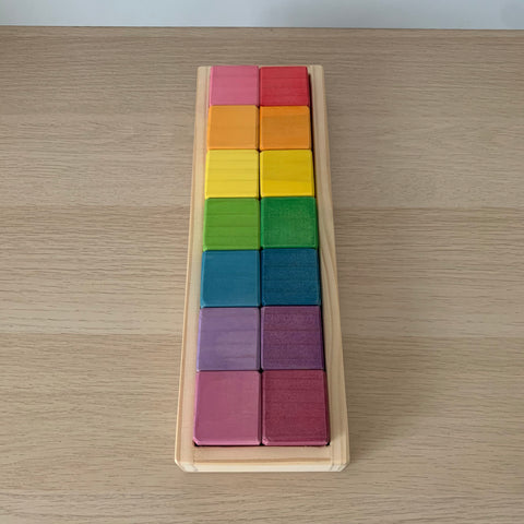 Block Tray - Mini Square Prisms