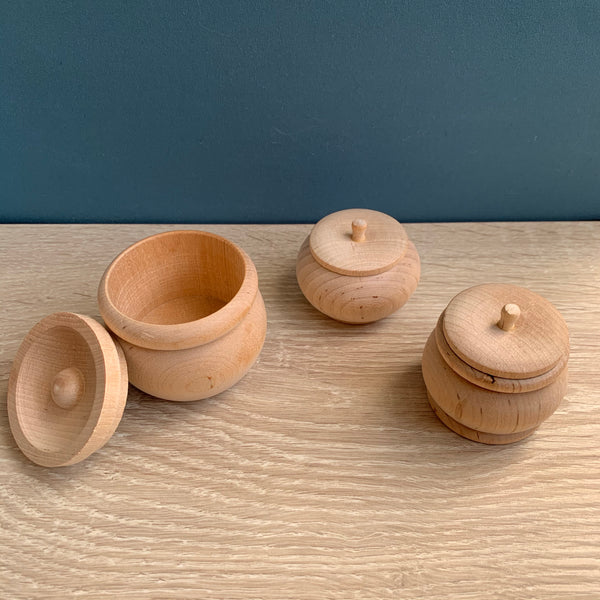 Wooden Sensory Pots
