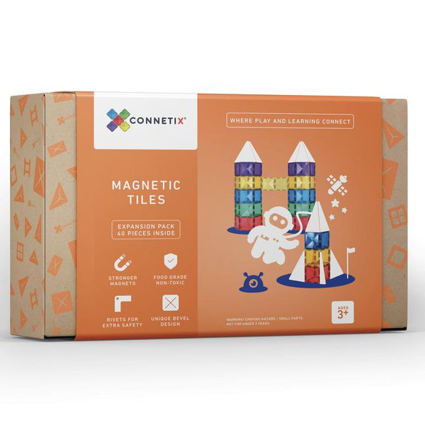 Connetix Tiles 40 Piece Expansion Pack Rata and Roo