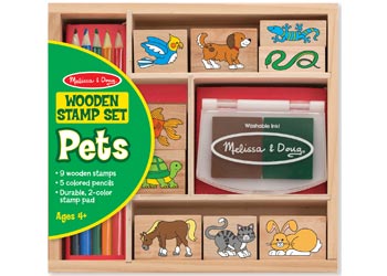 Wooden Stamp Set – Pets