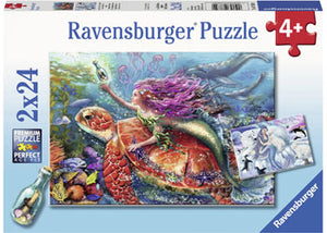 Ravensburger - Mermmaid Adventures 2x24 Piece