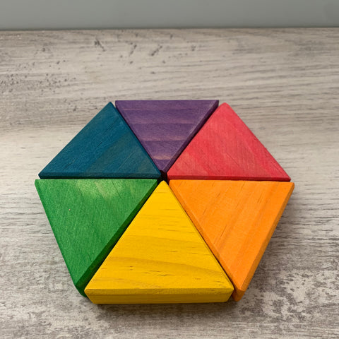 Rainbow Hex-Triangles